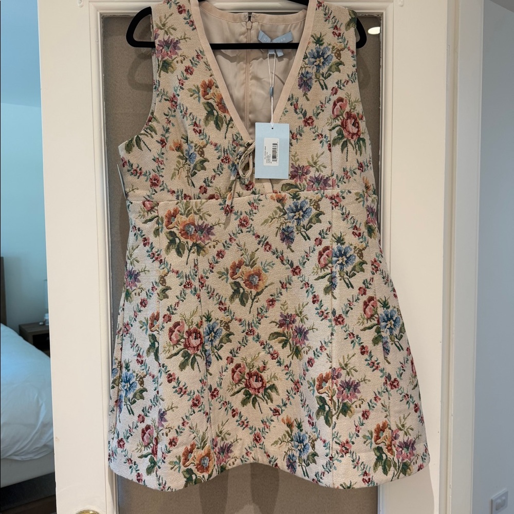 Hill House floral mini dress